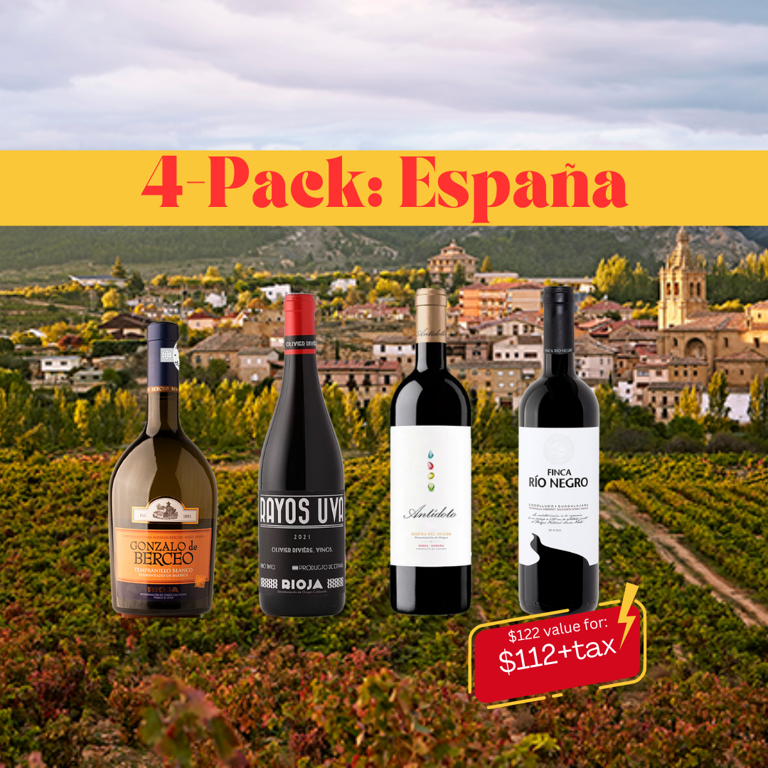 4-Pack Wine Flight España